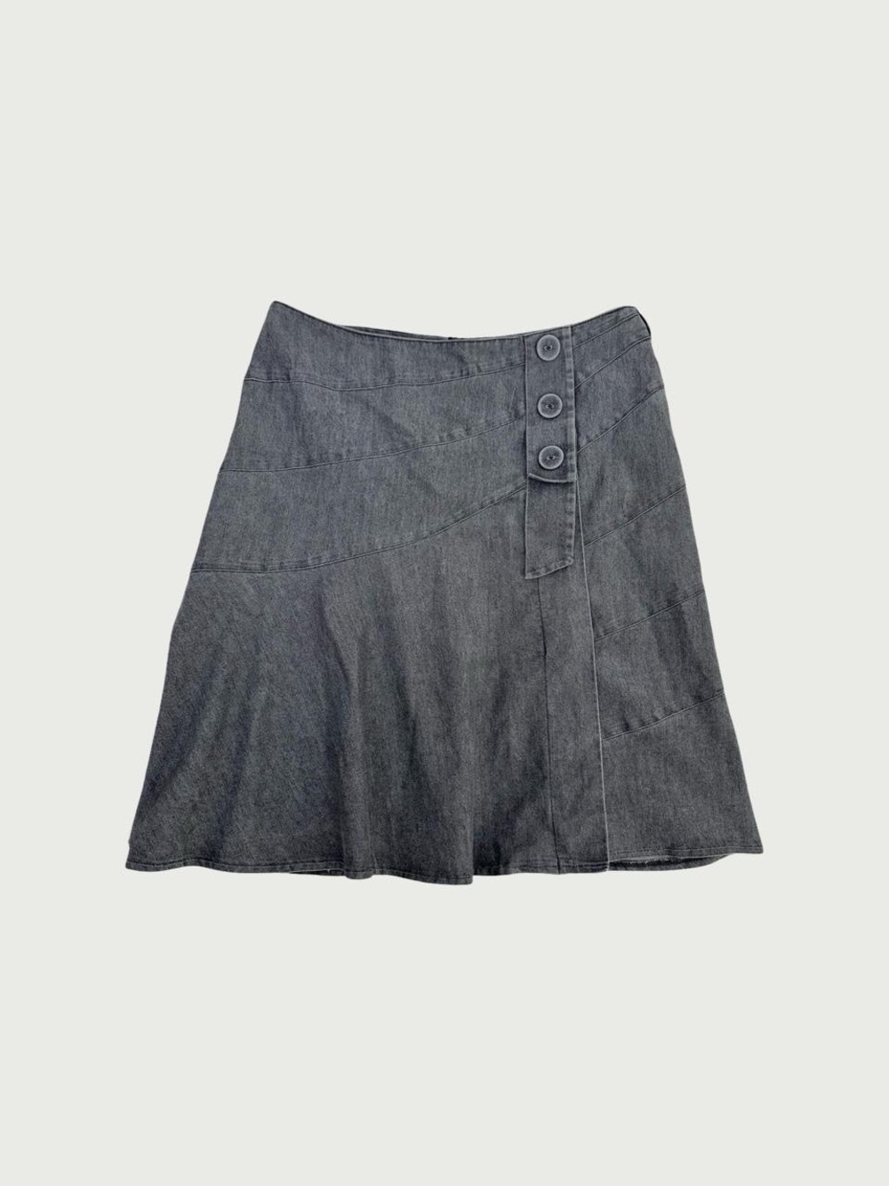 Sandro Button Accent Midi Skirt